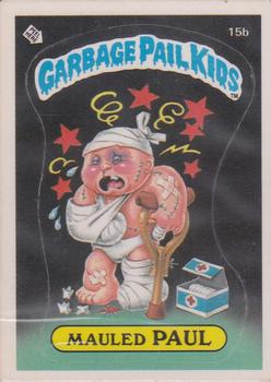 1985 Topps Garbage Pail Kids Series 1 #15b Mauled Paul Front
