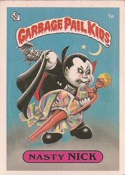 1985 Topps Garbage Pail Kids Series 1 #1a Nasty Nick Front