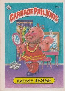 1985 Topps Garbage Pail Kids Series 1 #20b Dressy Jesse Front
