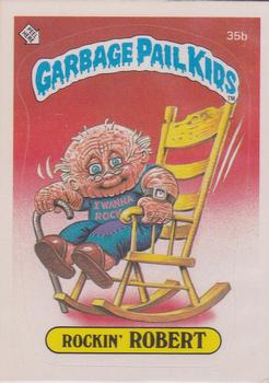 1985 Topps Garbage Pail Kids Series 1 #35b Rockin' Robert Front