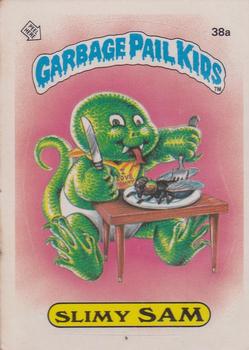 1985 Topps Garbage Pail Kids Series 1 #38a Slimy Sam Front