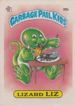 1985 Topps Garbage Pail Kids Series 1 #38b Lizard Liz Front