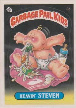 1985 Topps Garbage Pail Kids Series 1 #3b Heavin' Steven Front