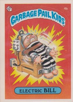 1985 Topps Garbage Pail Kids Series 1 #4b Electric Bill Front