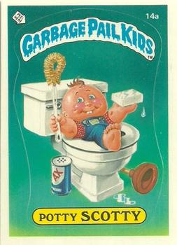 1985 Topps Garbage Pail Kids Series 1 #14a Potty Scotty Front