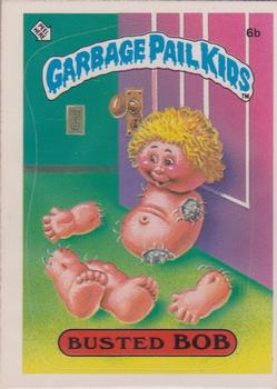 1985 Topps Garbage Pail Kids Series 1 #6b Busted Bob Front