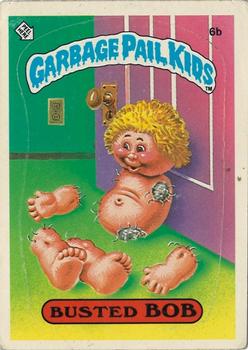 1985 Topps Garbage Pail Kids Series 1 - Matte Back #6b Busted Bob Front