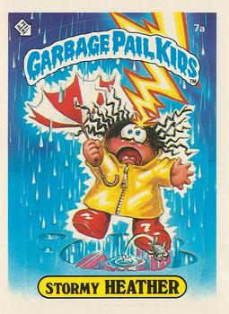 1985 Topps Garbage Pail Kids Series 1 - Matte Back #7a Stormy Heather Front