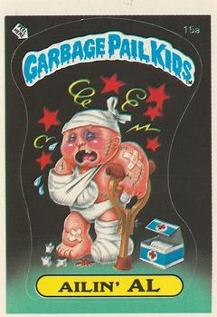 1985 Topps Garbage Pail Kids Series 1 - Matte Back #15a Ailin' Al Front