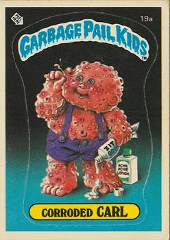 1985 Topps Garbage Pail Kids Series 1 - Matte Back #19a Corroded Carl Front