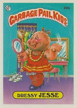 1985 Topps Garbage Pail Kids Series 1 - Matte Back #20b Dressy Jesse Front