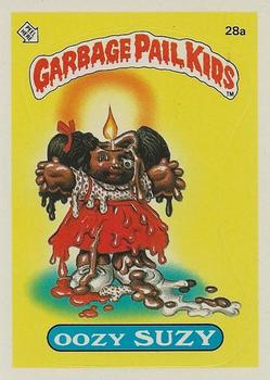 1985 Topps Garbage Pail Kids Series 1 - Matte Back #28a Oozy Suzie Front