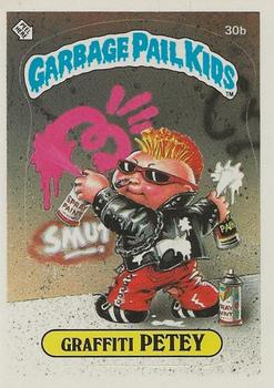 1985 Topps Garbage Pail Kids Series 1 - Matte Back #30b Graffiti Petey Front