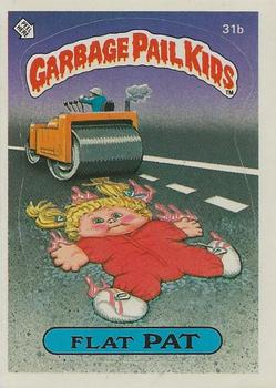 1985 Topps Garbage Pail Kids Series 1 - Matte Back #31b Flat Pat Front