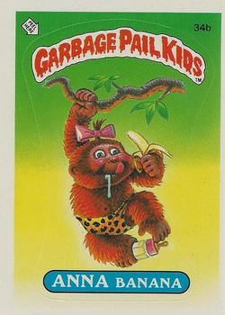 1985 Topps Garbage Pail Kids Series 1 - Matte Back #34b Anna Banana Front
