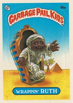 1985 Topps Garbage Pail Kids Series 1 - Matte Back #36a Wrappin' Ruth Front