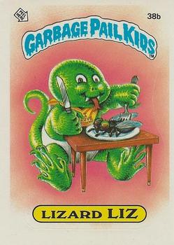 1985 Topps Garbage Pail Kids Series 1 - Matte Back #38b Lizard Liz Front