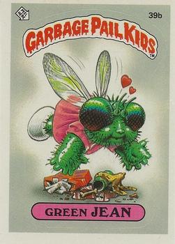 1985 Topps Garbage Pail Kids Series 1 - Matte Back #39b Green Jean Front