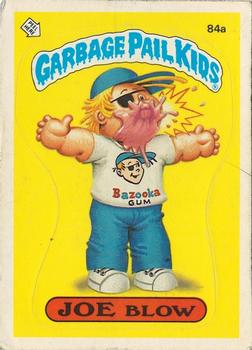 1986 Topps Garbage Pail Kids Series 3 #84a Joe Blow Front