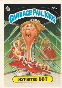 1986 Topps Garbage Pail Kids Series 3 #96a Distorted Dot Front