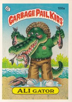 1986 Topps Garbage Pail Kids Series 3 #100a Ali Gator Front