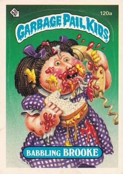 1986 Topps Garbage Pail Kids Series 3 #120a Babbling Brooke Front