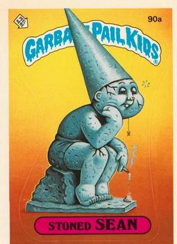 1986 Topps Garbage Pail Kids Series 3 #90a Stoned Sean Front