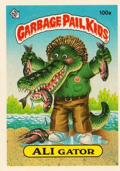 1986 Topps Garbage Pail Kids Series 3 #100a Ali Gator Front