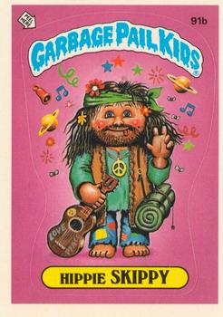 1986 Topps Garbage Pail Kids Series 3 #91b Hippie Skippy Front