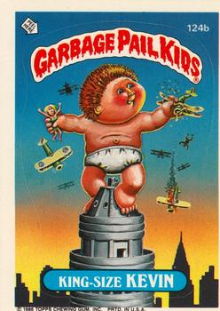 1986 Topps Garbage Pail Kids Series 3 #124b King-Size Kevin Front