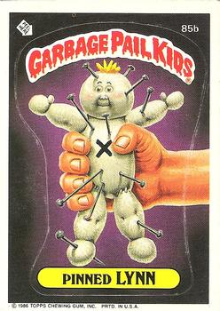 1986 Topps Garbage Pail Kids Series 3 #85b Pinned Lynn Front