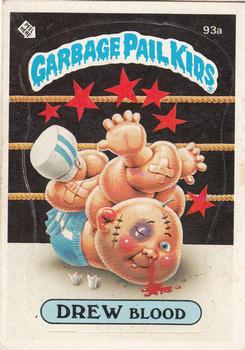 1986 Topps Garbage Pail Kids Series 3 #93a Drew Blood Front