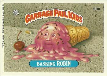 1986 Topps Garbage Pail Kids Series 3 #101b Basking Robin Front