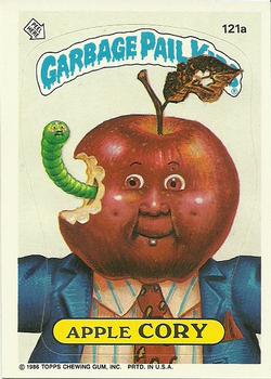 1986 Topps Garbage Pail Kids Series 3 #121a Apple Cory Front