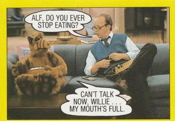 1987 Topps ALF #37 Alf, do you ever stop eating? Front