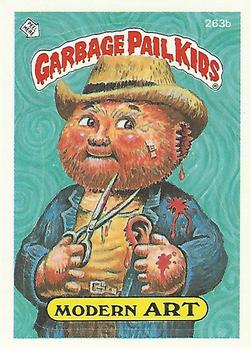 1987 Topps Garbage Pail Kids Series 7 #263b Modern Art Front