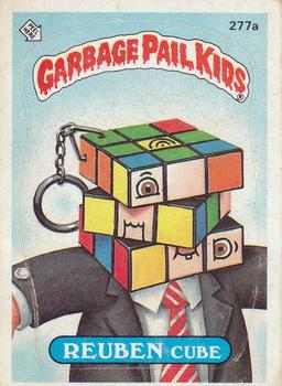 1987 Topps Garbage Pail Kids Series 7 #277a Reuben Cube Front
