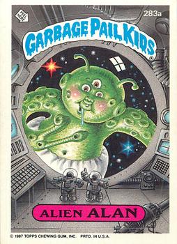 1987 Topps Garbage Pail Kids Series 7 #283a Alien Alan Front