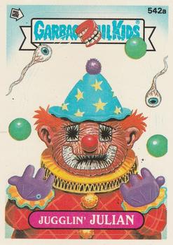 1988 Topps Garbage Pail Kids Series 14 #542a Jugglin' Julian Front