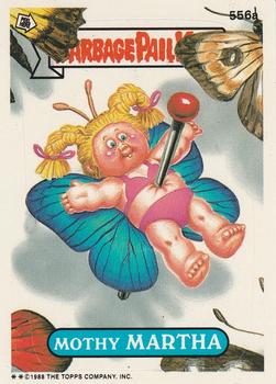 1988 Topps Garbage Pail Kids Series 14 #556a Mothy Martha Front