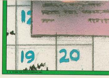 1988 Topps Garbage Pail Kids Series 14 #561a Marsh Room Back