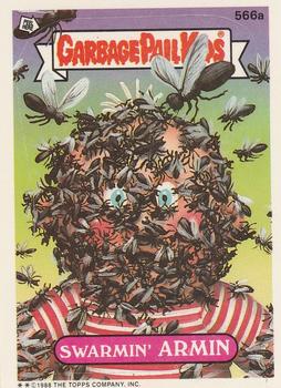 1988 Topps Garbage Pail Kids Series 14 #566a Swarmin' Armin Front