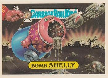 1988 Topps Garbage Pail Kids Series 14 #549b Bomb Shelly Front
