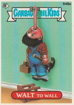 1988 Topps Garbage Pail Kids Series 14 #548a Walt to Wall Front