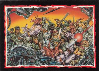 1989 Topps Teenage Mutant Ninja Turtles - Bonus Cards #D Trashing the Transmat Front