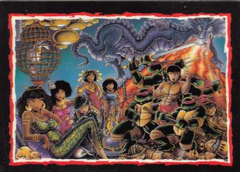 1989 Topps Teenage Mutant Ninja Turtles - Bonus Cards #N Day of the Dragon Front
