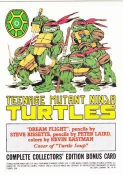 1989 Topps Teenage Mutant Ninja Turtles - Bonus Cards #O Dream Flight Back