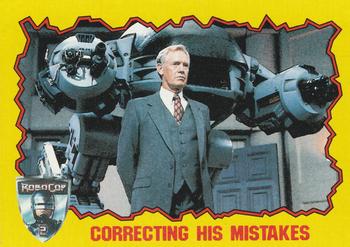1990 Topps RoboCop 2 #21 Correcting His Mistakes Front