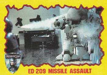 1990 Topps RoboCop 2 #22 ED-209 Missile Assault Front