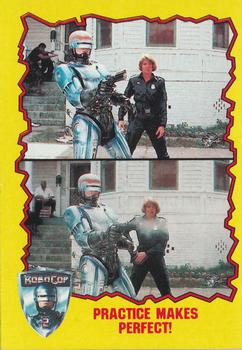1990 Topps RoboCop 2 #58 Practice Makes Perfect! Front